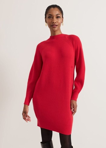 Phase Eight Eliana Dress Red USA | 1637984-KJ